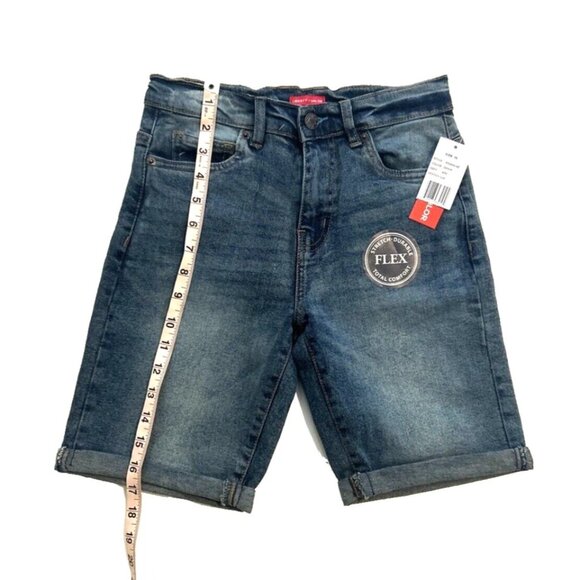 Liberty‎ Valor Jeans Shorts Boy's Size 10 Blue Denim Stretch Durable Flex NWT - Picture 3 of 7